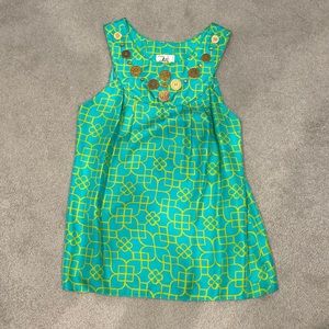 Turquoise sleeveless blouse